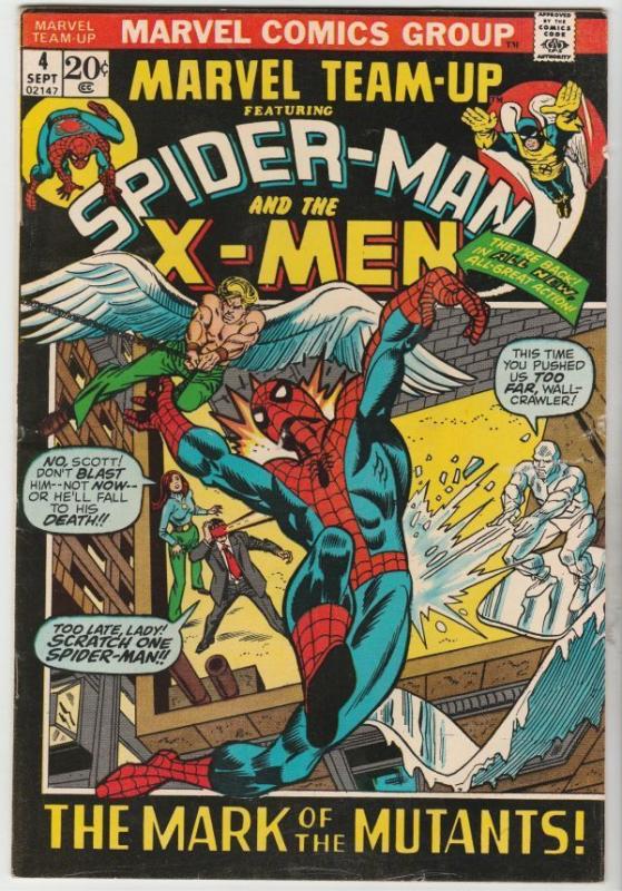 Marvel Team-Up #4 Spider-Man X-Men  strict VF 8.0 High-Grade  Many more up