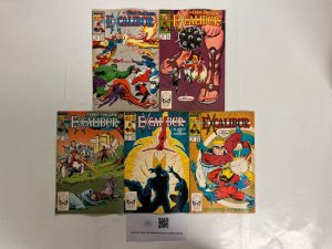 5 Excalibur Marvel Comic Books # 10 11 12 13 14 Avengers Defenders Thor 20 JS66