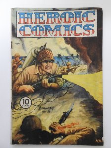 Heroic Comics #28 (1945) Solid GVG Condition Rust on Staples