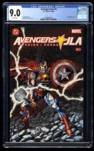 Avengers/JLA #4 CGC VF/NM 9.0 White Pages