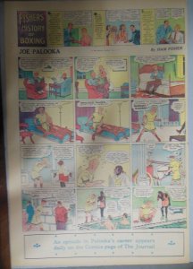 Joe Palooka Sunday Page by Ham Fisher from 7/7/1935 Rare Large Full Page Size