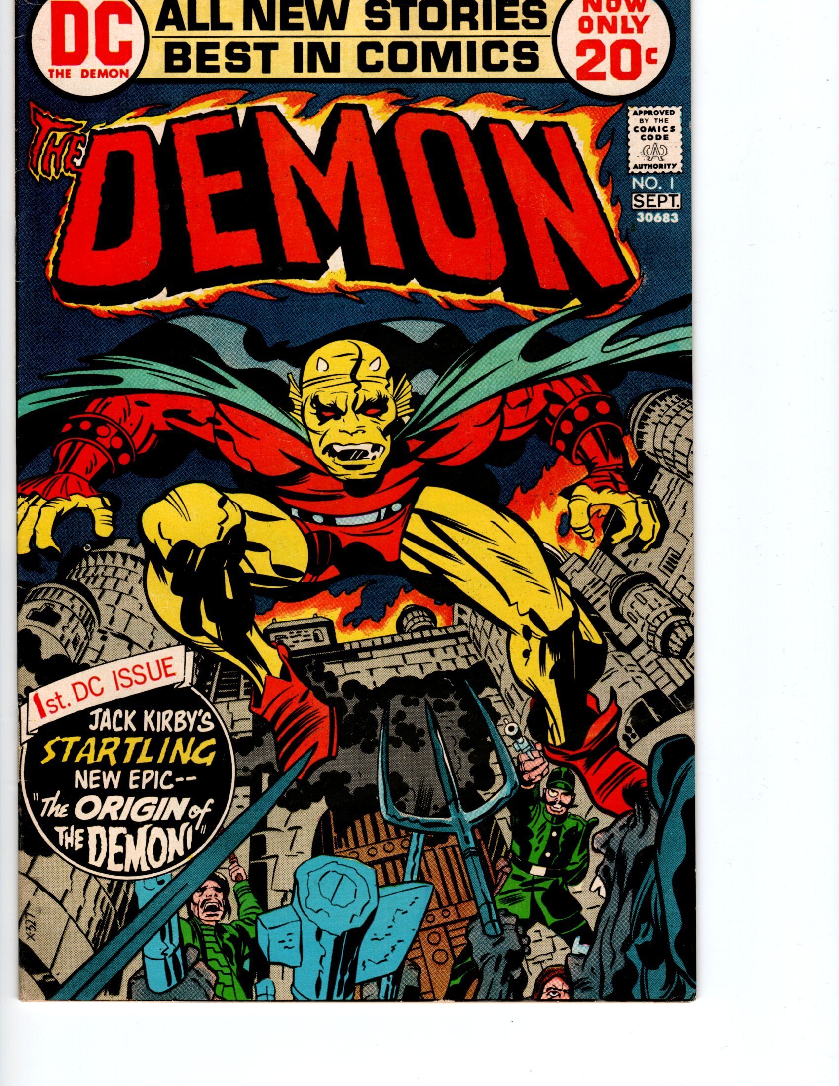 The DEMON No. 1 (Sept. 1972) NM by KIRBY, JACK: (1972) 1st Edition