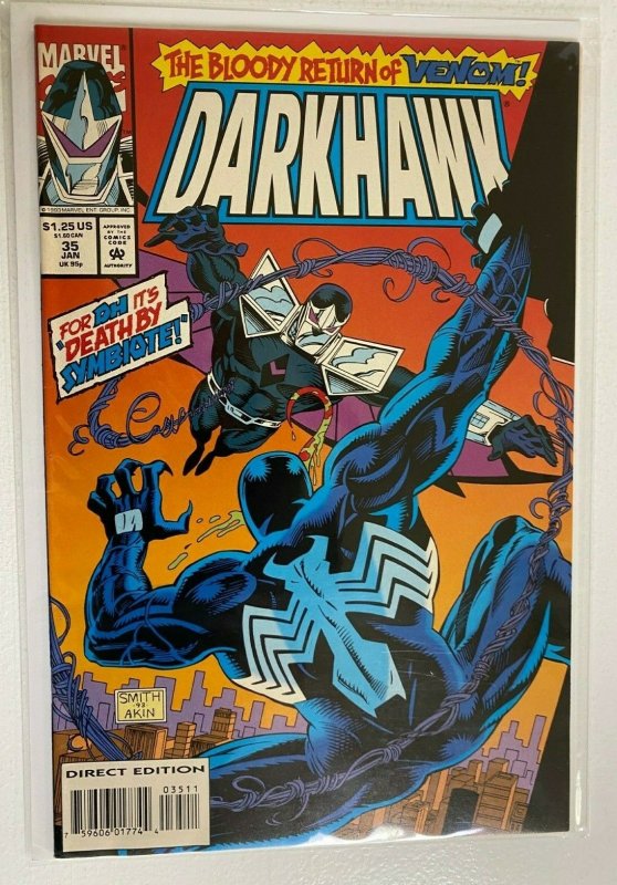 Darkhawk #35 Marvel 8.0 VF (1994) Venom