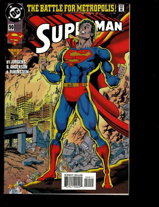 12 Superman DC Comics #64 82 84 85 86 87 88 89 90 91 92 93 Batman Krypton J409