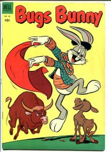 BUGS BUNNY #30-bull fighting cover-DELL-GOLDEN AGE FN