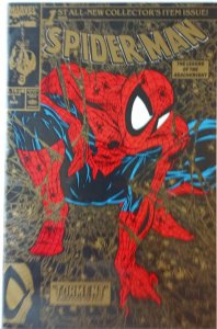 Spider-Man #1 GOLD VARIANT (VF/NM)(1990)