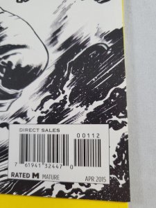 Mortal Kombat X #1 2nd Print Black and White Variant 2015 DC Comics