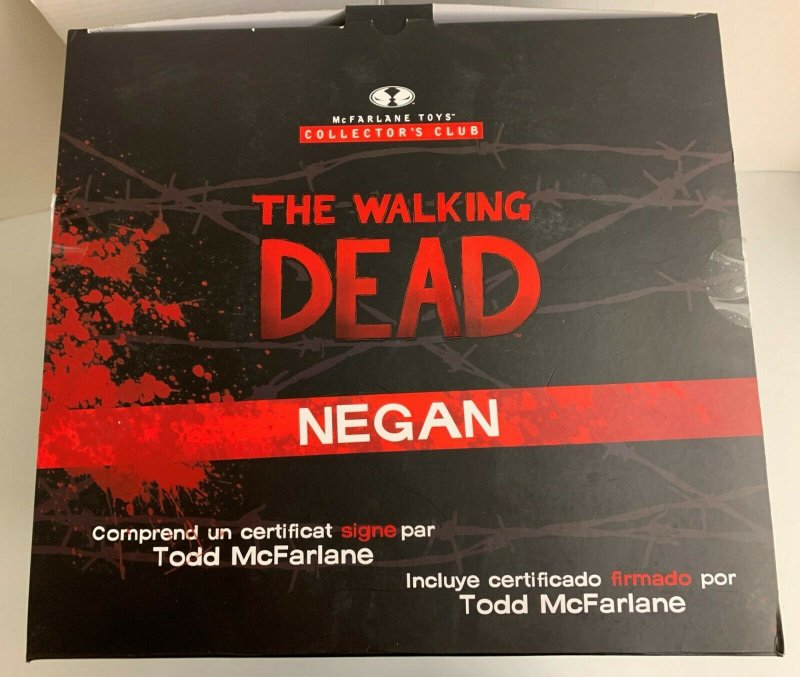 McFarlane Negan The Walking Dead Collector's Club Limited Edition 347 of 1000