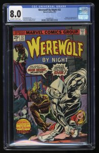 Werewolf By Night #32 CGC VF 8.0 1st Moon Knight Marc Spector!