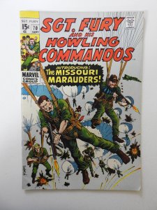 Sgt. Fury #70  (1969) FN- Condition!
