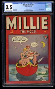 Millie the Model #18 CGC VG- 3.5 Off White to White