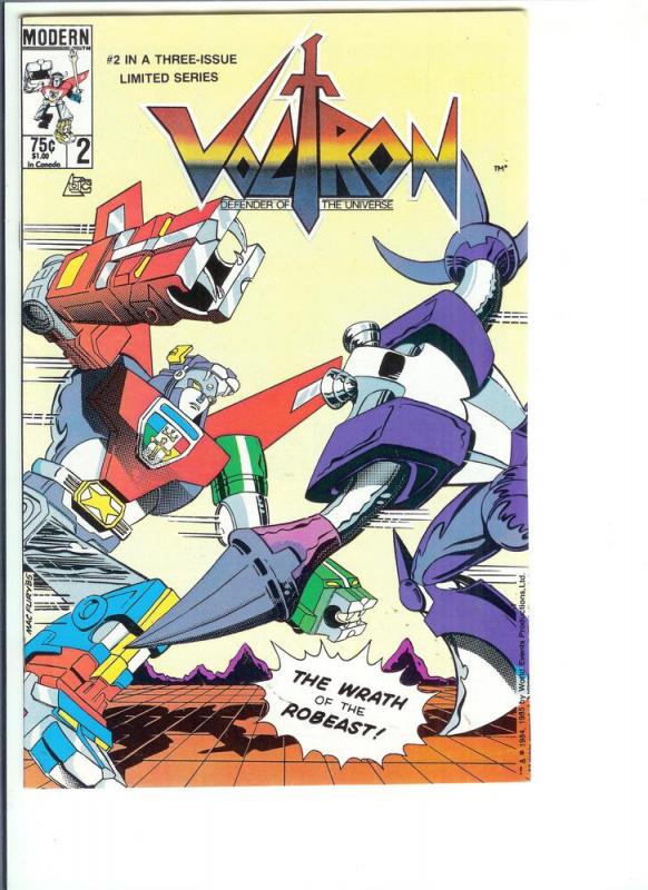 Voltron  2 - Copper Age - 1985 (VF/NM)