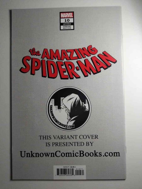 Amazing Spider-Man #10 NM- Unknown Comics Variant Marvel Comics C73A