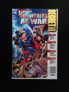 Superman Our Worlds at War Secret Files #1  DC Comics 2001 VF+ NEWSSTAND