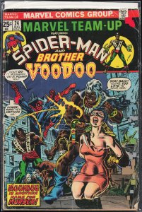 Marvel Team-Up #24 (1974) Brother Voodoo [Key Issue]