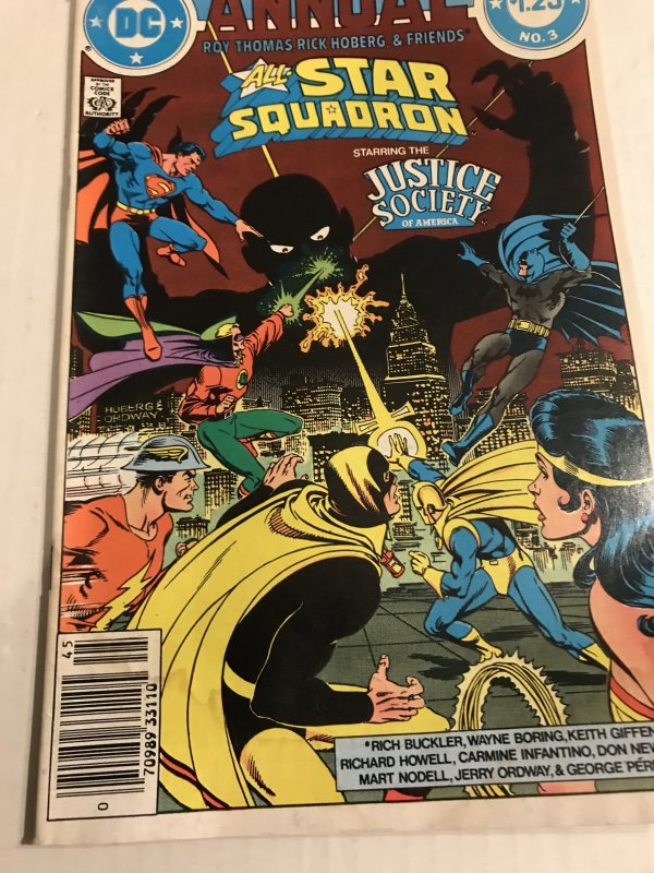 All-Star Squadron Annual #3 : DC 1984 VG/FN; Justice Society, Newsstand