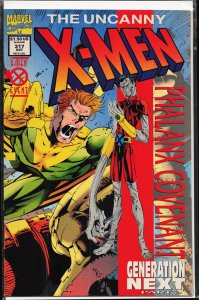 The Uncanny X-Men #317 Newstand Cover (1994) X-Men [Key Issue]