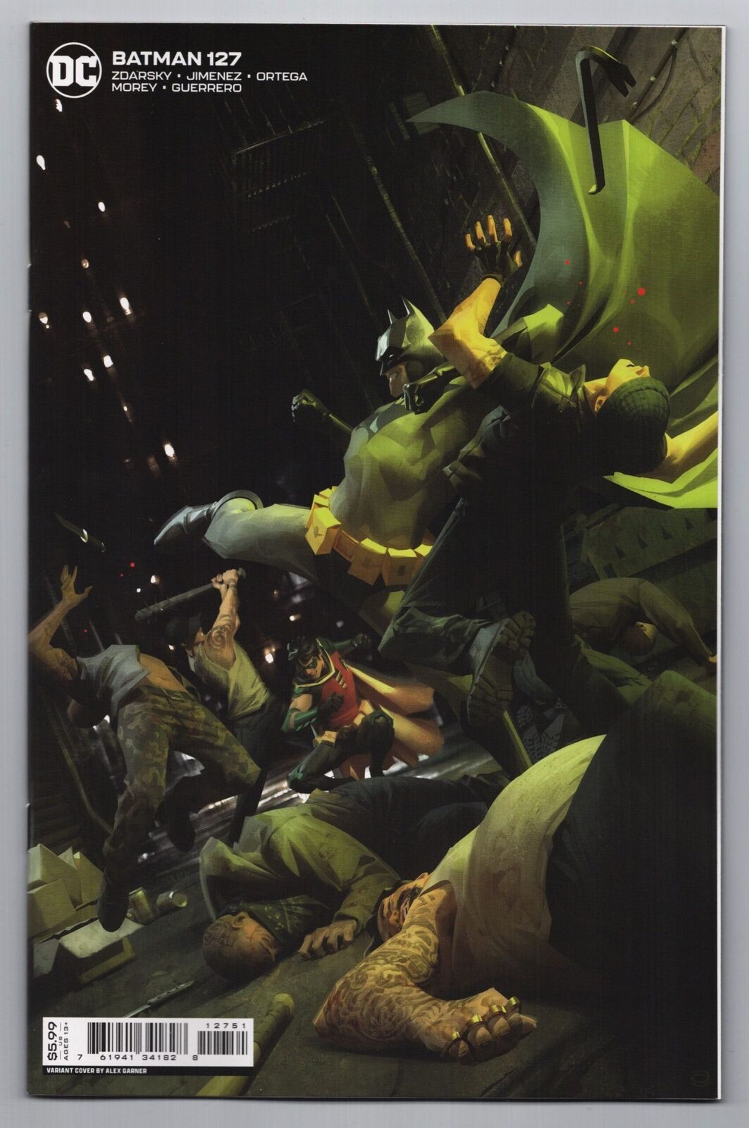 Batman 127 Cvr C Garner Card Stock Variant (DC, 2022) NM Comic Books