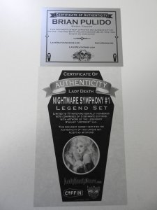 Lady Death: Nightmare Symphony Legend Edition (2018) NM Cond! Signed W/ 2 COAs!