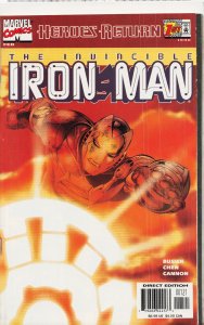 Iron Man #1 Sunburst Cover (1998) Iron Man