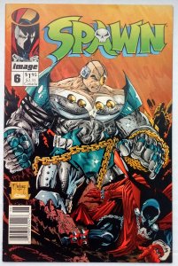Spawn #6 NEWSSTAND(VF)(1992)