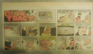 Dick Tracy Sunday Page by Chester Gould from 9/9/1973 Third Page Size