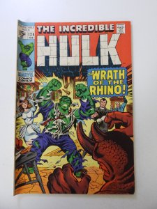 The Incredible Hulk #124 (1970) FN- condition