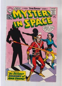 Mystery In Space #80 - The Deadly Shadows Of Adam Strange! (6.0/6.5) 1962
