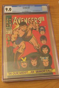 The Avengers #38 (Marvel, 1967) CGC VF/NM 9.0 Off-white to white pages