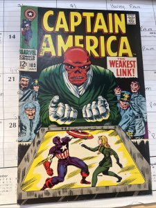 Captain America #103 (Marvel Comics July 1968) Fine. Owtw pages.