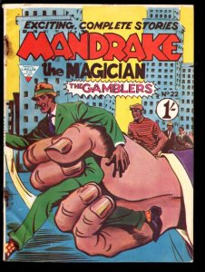 Mandrake the Magician #22 1962-Sky Bandits-Rusty staples-Published in U.K.-VG-