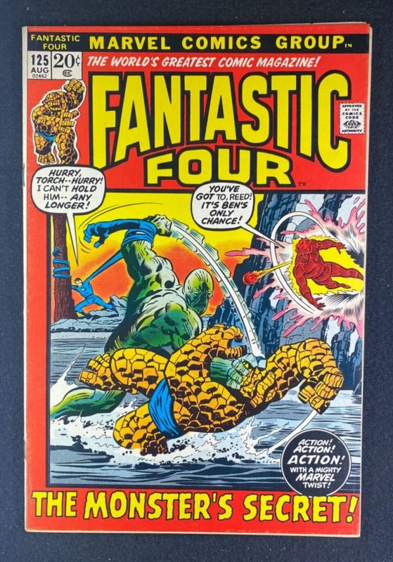 Fantastic Four (1961) #125 VF+ (8.5) John Buscema Cover and Art