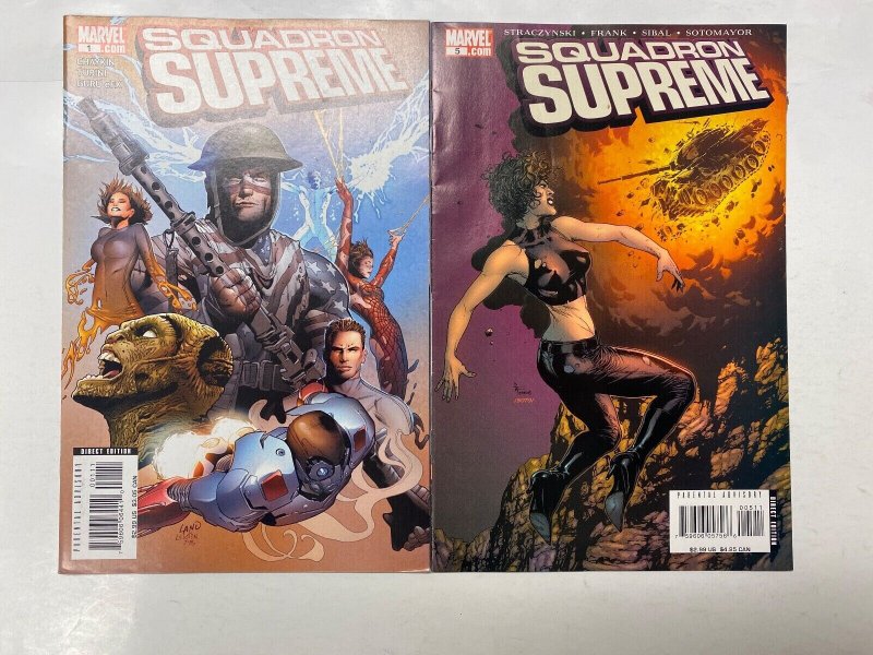 4 MARVEL comic books Squadron Supreme #1 5 Wolfpack #2 Twelve #1 61 KM11