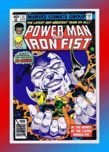 Power Man Iron Fist #57 HOT! LIVING MONOLITH! FN Signed w/COA By Bob Layton 1979