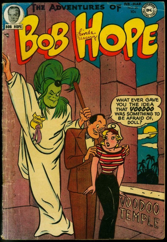 ADVENTURES OF BOB HOPE #25 1954-DC COMICS-VOO DOO G 