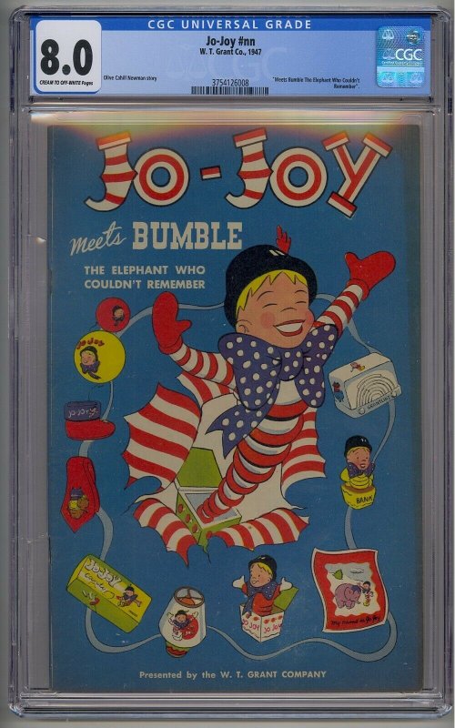 JO-JOY #NN CGC 8.0 MEETS BUMBLE THE ELEPHANT ONLY GRADED COPY