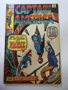 Captain America #131 (1970) VG Condition ink on fc