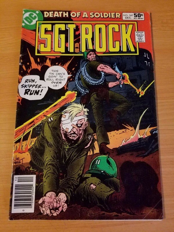 Sgt. Rock #347 ~ VERY FINE VF ~ (1980, DC Comics)