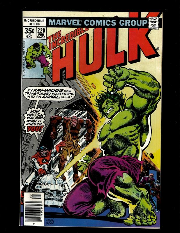 Lot of 10 Incredible Hulk Comics #212 213 214 215 216 217 218 219 220 221 GK18