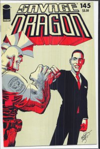 Savage Dragon #145 Obama Cover (2009) Savage Dragon