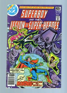 Superboy #245- Feat. Legion of Super-Heroes. Mordru App. Newsstand. (4.0) 1978