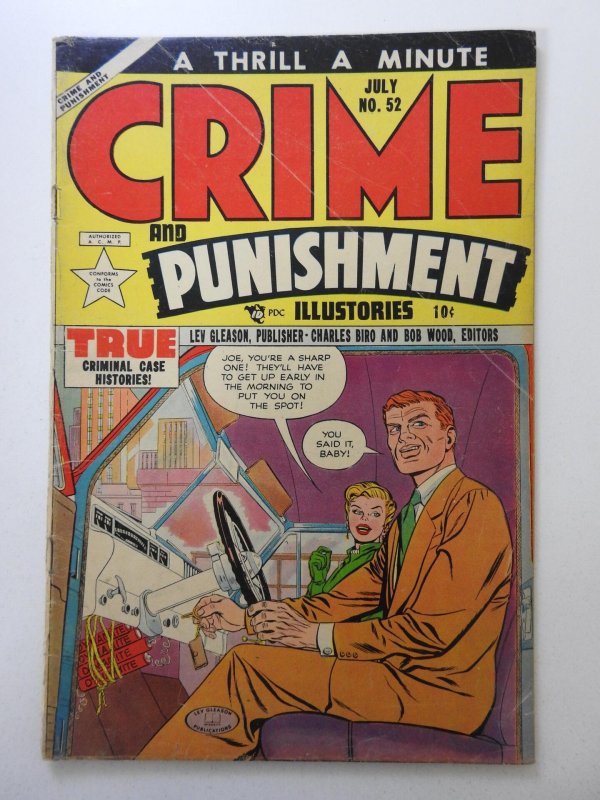 Crime and Punishment #52 (1952) Solid VG- Condition!