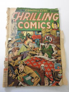 Thrilling Comics #41 (1944) PR Condition Incomplete see description