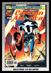 Captain America #1 (1998)  9.0-9.2 Debut Issue! Heroes Return     / EBI#2