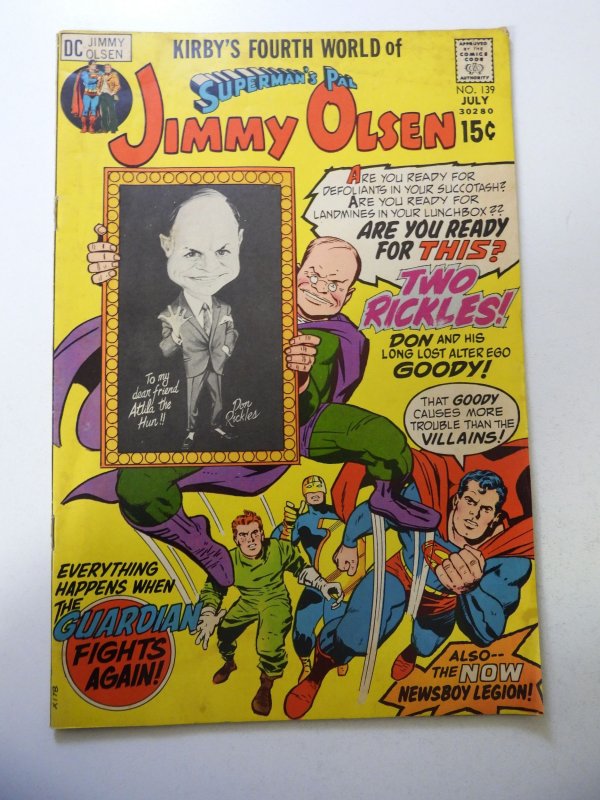 Superman's Pal, Jimmy Olsen #139 (1971) VG/FN Condition