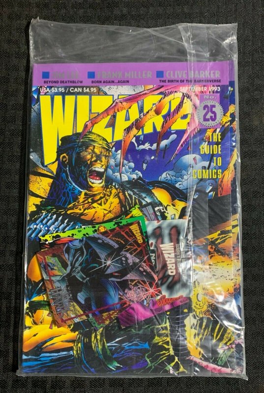 1993 WIZARD Magazine #25 Clive Barker / Frank Miller / Jim Lee SEALED