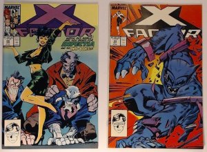 Lot of 10 X-Factor Comic Books (Marvel) Great Condition, Fast Shipping