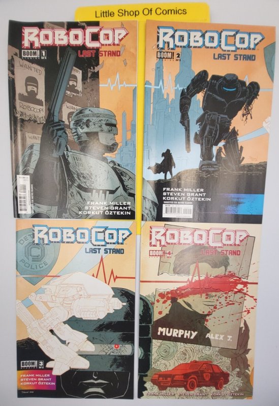 Robocop Last Stand #1-8 Complete Set Frank Miller 2013 Boom! Studios