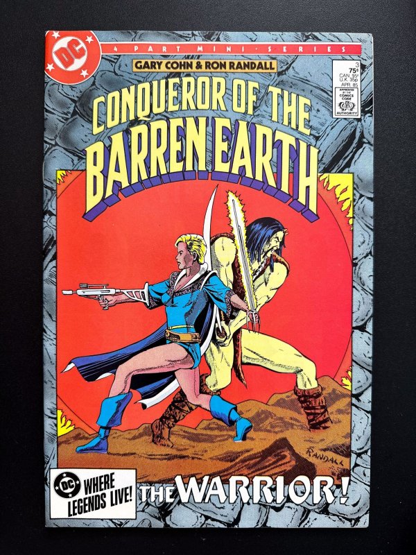 Conqueror of the Barren Earth #1-4(1985) Complete Set VF/NM Bondage CVR included