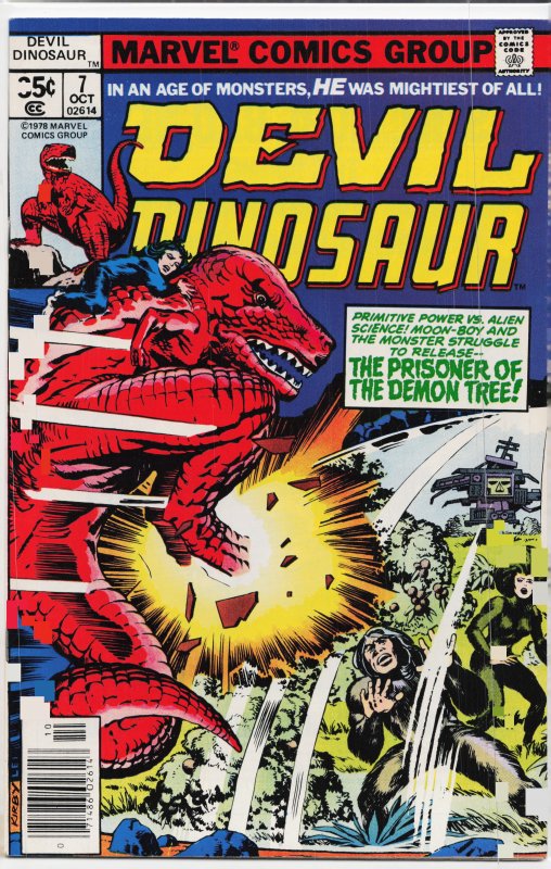 Devil Dinosaur #7 (1978) Devil Dinosaur